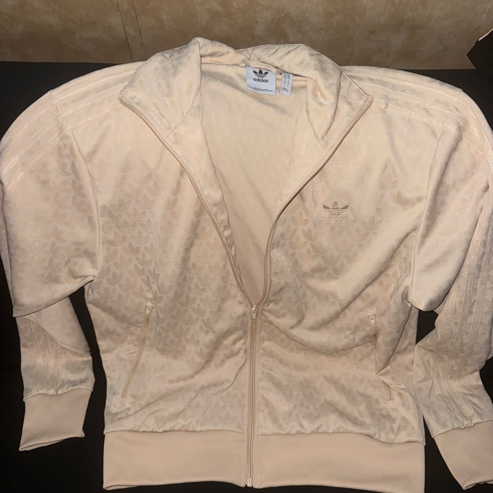 Adidas Unisex Cream Jacket